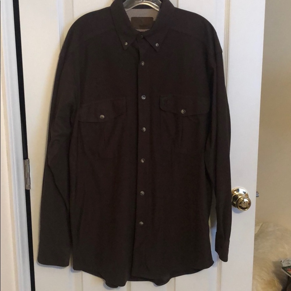 Browning buck suede men’s large button up